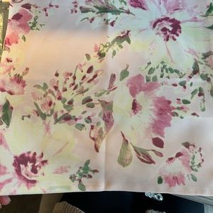 Blush floral pocket squares
